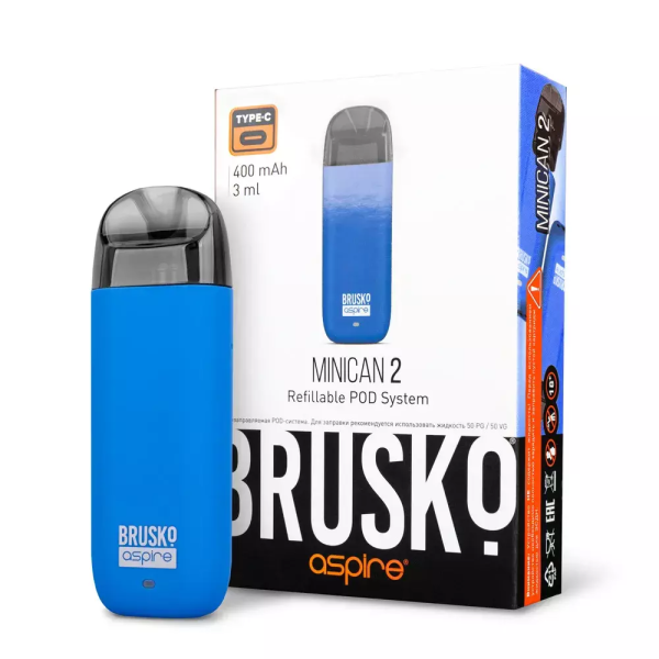 Brusko MINICAN 2 (400 мАч, Синий) в Якутске