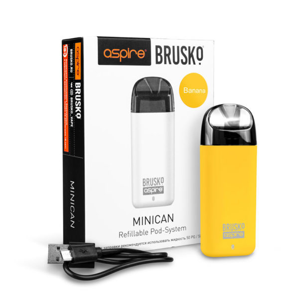 Brusko MINICAN plus (850 мАч, Желтый) в Якутске