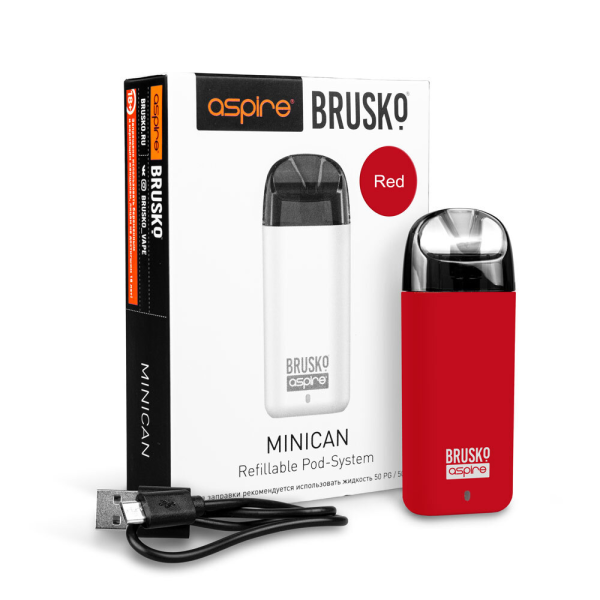 Brusko MINICAN plus (850 мАч, Красный) в Якутске