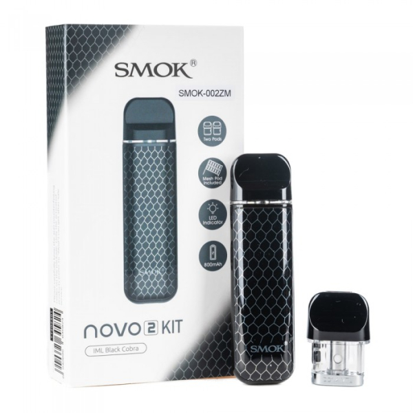 POD-система SMOK Novo 2 Pod 800 mAh Black Carbon в Якутске