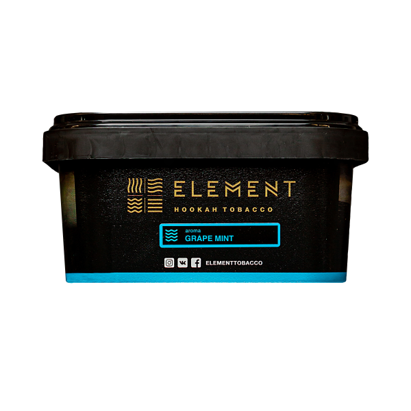 Табак Element Water Grape Mint 200 грамм в Якутске