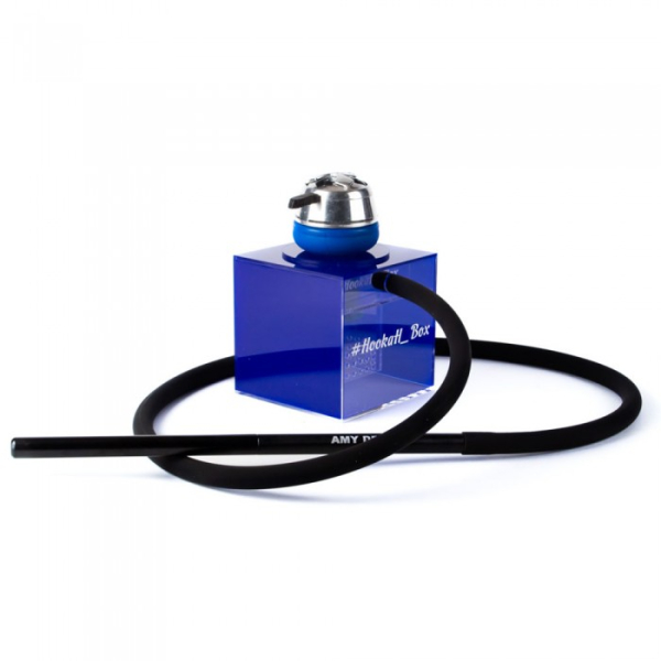 Кальян Hookah Box Blue синий (20 см) в Якутске