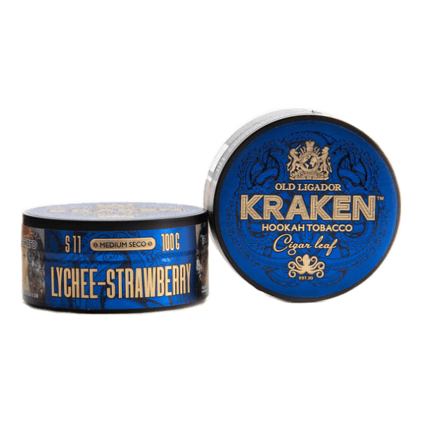 Табак Kraken Medium Seco Lychee strawberry (Личи и клубника) 100 гр в Якутске