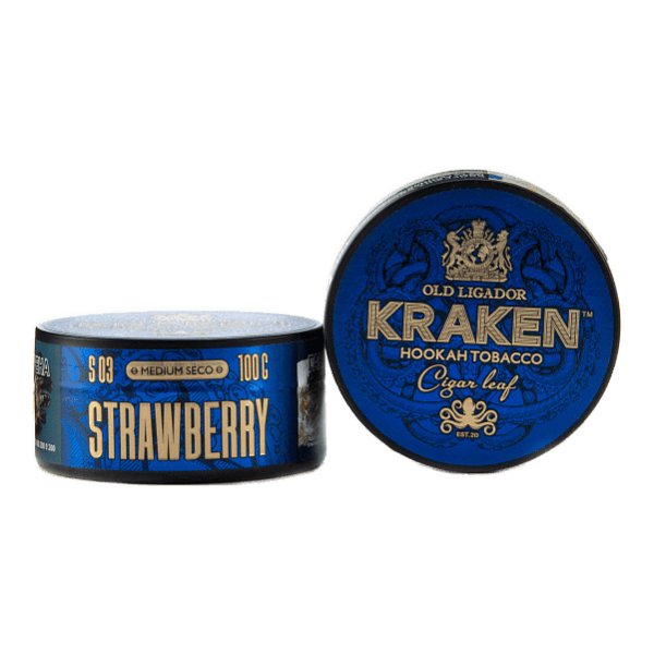 Табак Kraken Medium Seco Strawberr (Клубника) 100 гр в Якутске