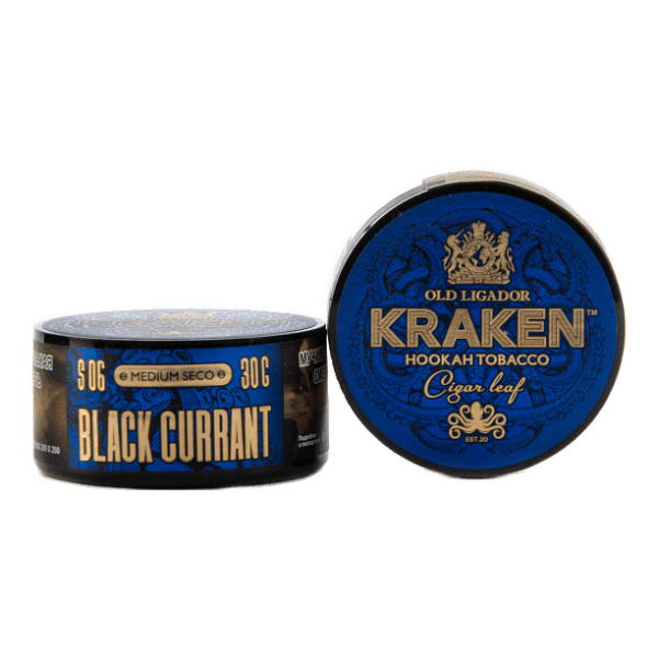Табак Kraken Medium Seco Black Currant (Черная смородина) 30 гр в Якутске