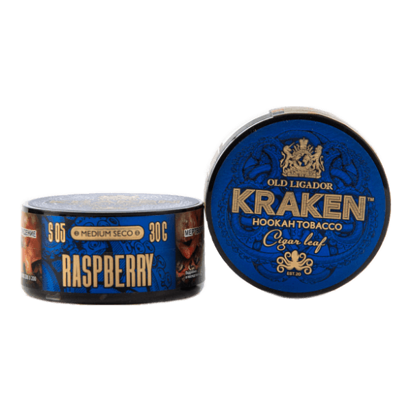 Табак Kraken Medium Seco Raspberry (Малина) 30 гр в Якутске