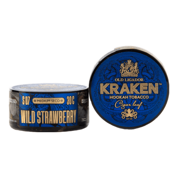 Табак Kraken Medium Seco wild strawberry (Земляника) 30 гр в Якутске