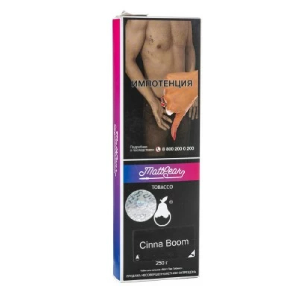 Табак MattPear Cinna Boom (Корица Персик) 250 гр в Якутске
