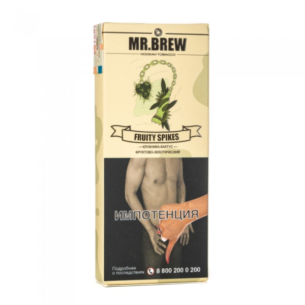 Табак Mr Brew Fruity Spikes (Клубничный сок с кактусом и фейхоа) 40 гр в Якутске