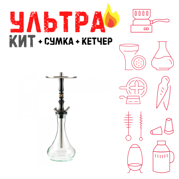 Набор с кальяном  Maklaud Dzen F/Sr ВСЕ ВКЛЮЧЕНО в Якутске