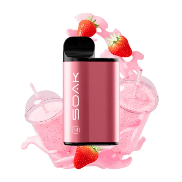 SOAK M Strawberry Cream dream (Клубничный милкшейк), 4000 тяг в Якутске