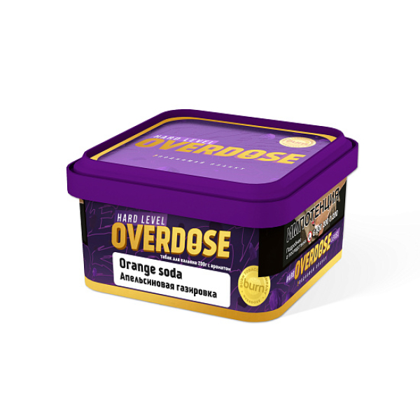 Табак OVERDOSE Orange soda (апельсиновая газировка) 200 гр в Якутске