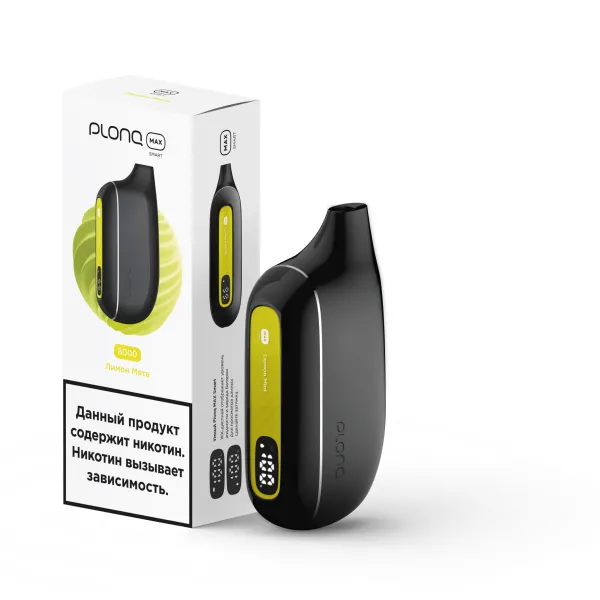 Plonq Max Smart Лимон Мята (8000 Затяжек) 20 Мг в Якутске