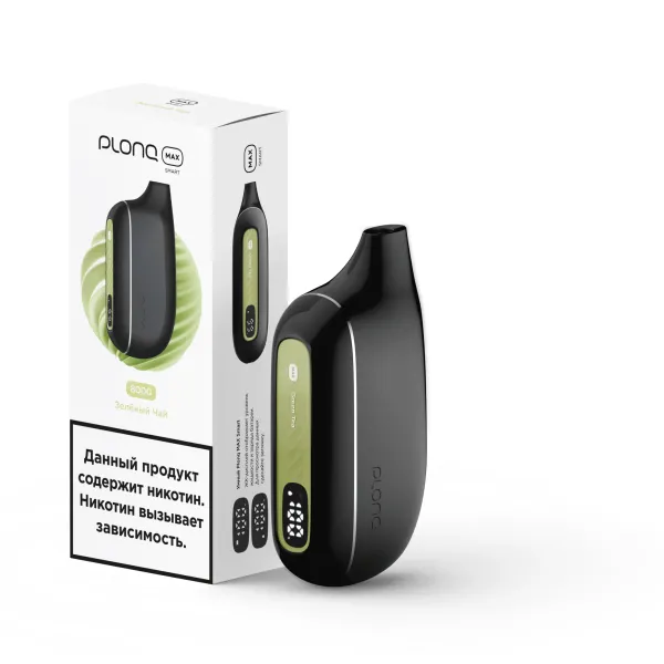Plonq Max Smart Зеленый Чай (8000 Затяжек) 20 Мг в Якутске