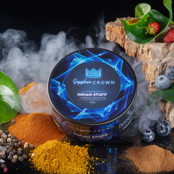 Табак Sapphire Crown Indian Stuff (Специи травянистость лесные ягоды) 100 гр в Якутске