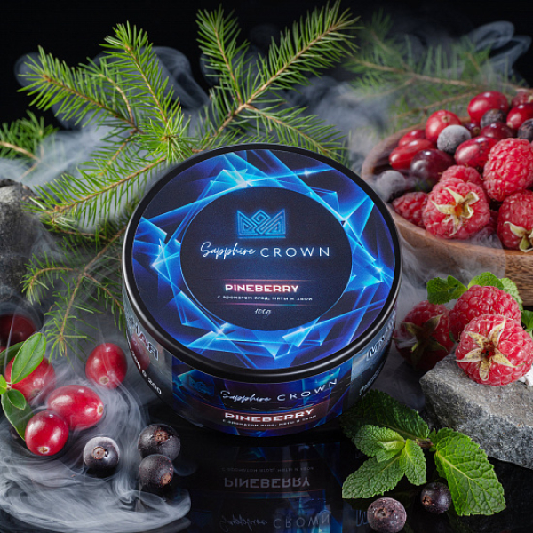 Табак Sapphire Crown Pineberry (Ягоды хвоя Мята) 100 гр в Якутске
