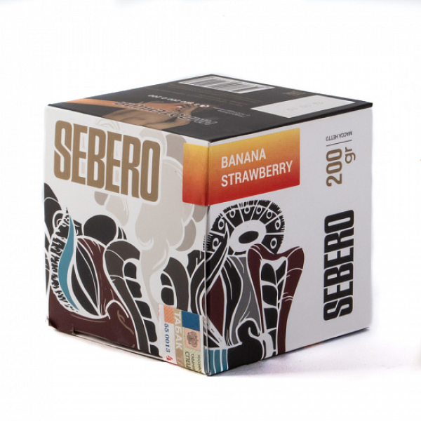 Табак SEBERO BANANA STRAWBERRY 200 грамм в Якутске
