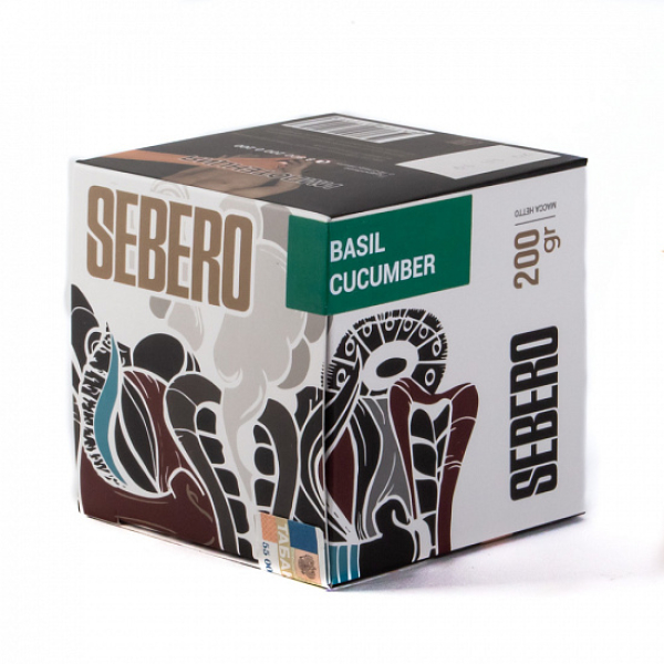 Табак SEBERO BASIL CUCUMBER 200 грамм в Якутске