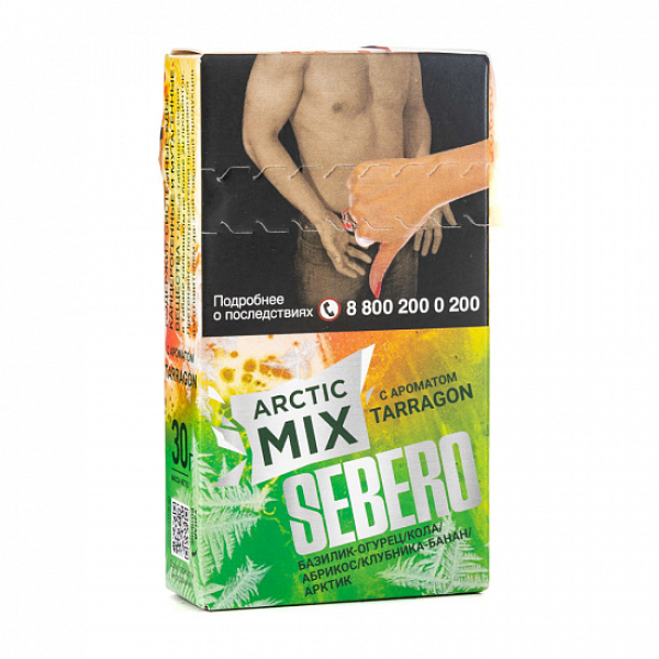 Табак SEBERO ARCTIC MIX TARRAGON 30 грамм в Якутске