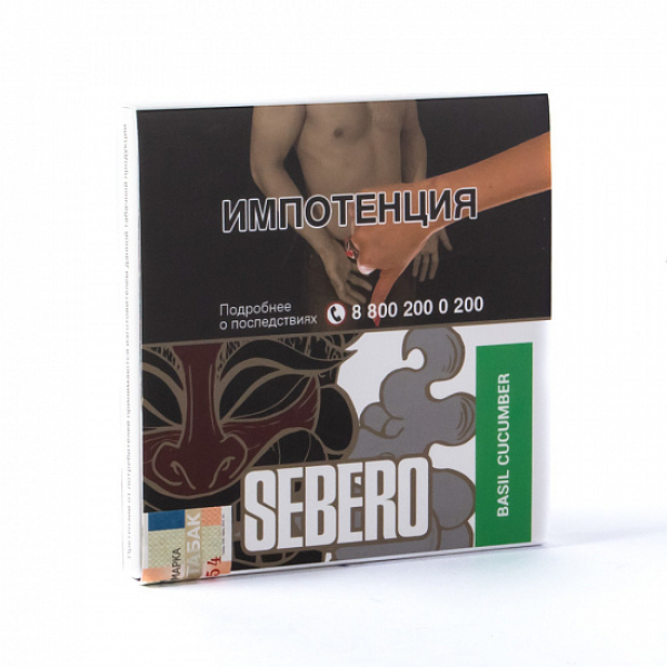 Табак SEBERO BASIL CUCUMBER 40 грамм в Якутске