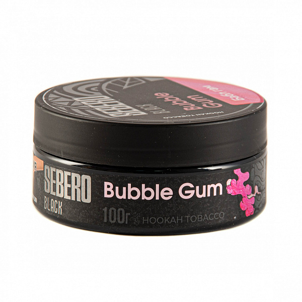 Табак SEBERO BLACK BUBBLE GUM 100 гр в Якутске