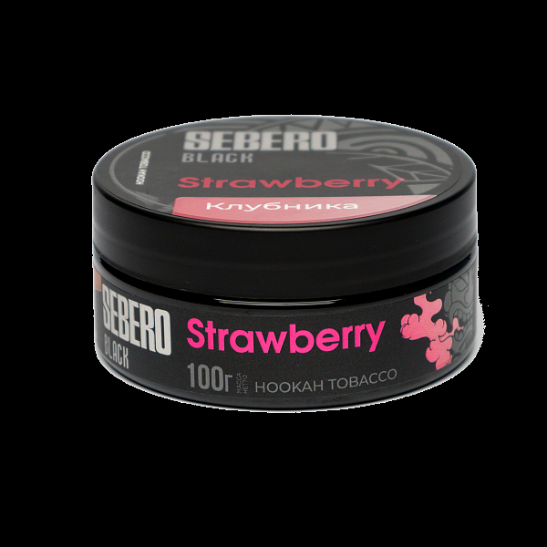 Табак SEBERO BLACK STRAWBERRY 100 гр в Якутске