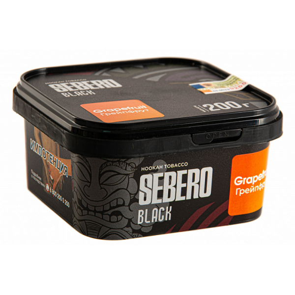 Табак SEBERO BLACK GRAPEFRUIT 200 гр в Якутске