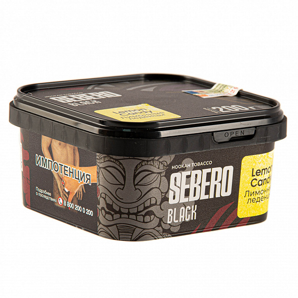 Табак SEBERO BLACK LEMON CANDY 200 гр в Якутске