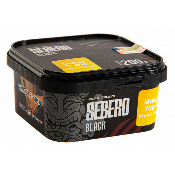 Табак SEBERO BLACK MANGO YOGURT 200 гр в Якутске