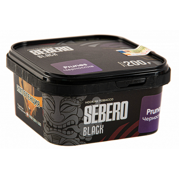 Табак SEBERO BLACK PRUNES 200 гр в Якутске