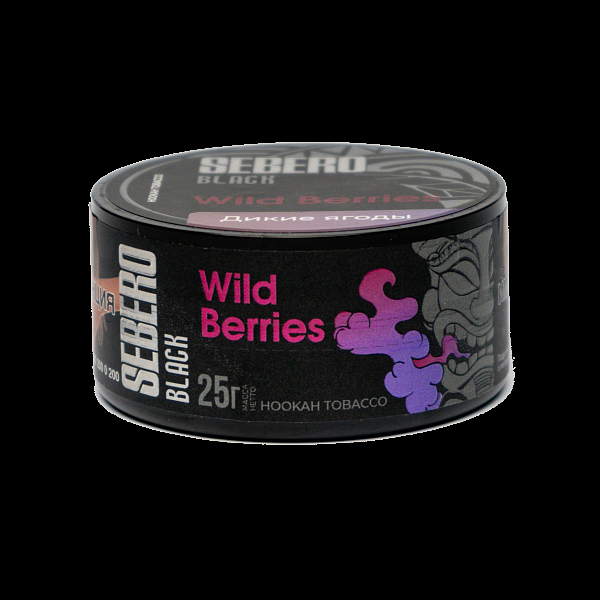 Табак SEBERO BLACK WILD BERRIES 25 гр в Якутске