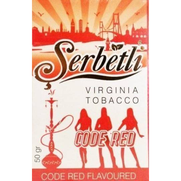 Табак Serbetli Code Red 50 грамм в Якутске