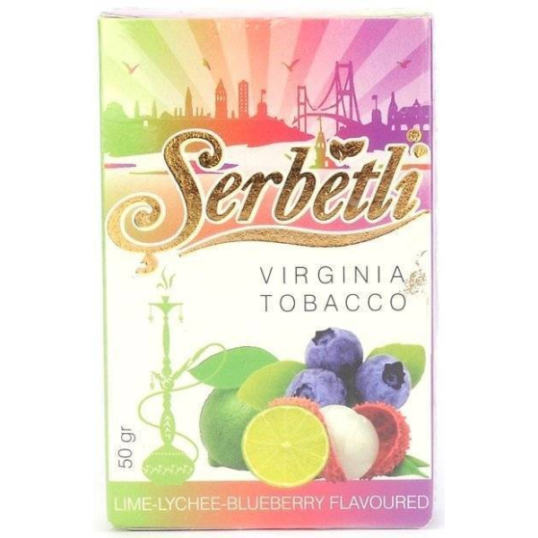 Табак Serbetli Lime Lychee Blueberry в Якутске