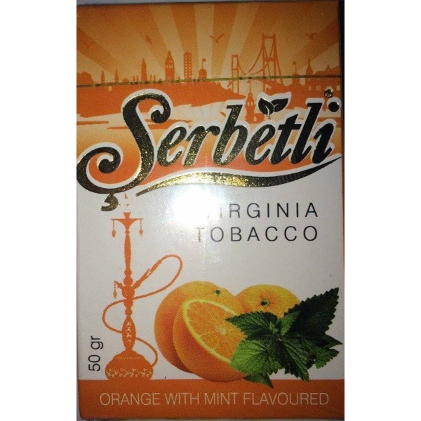 Табак Serbetli Апельсин с мятой 50 гр в Якутске