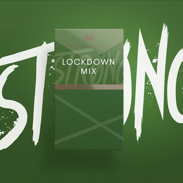 Табак Шпаковского Strong Lockdown mix (Алтайский чай) 40 гр в Якутске