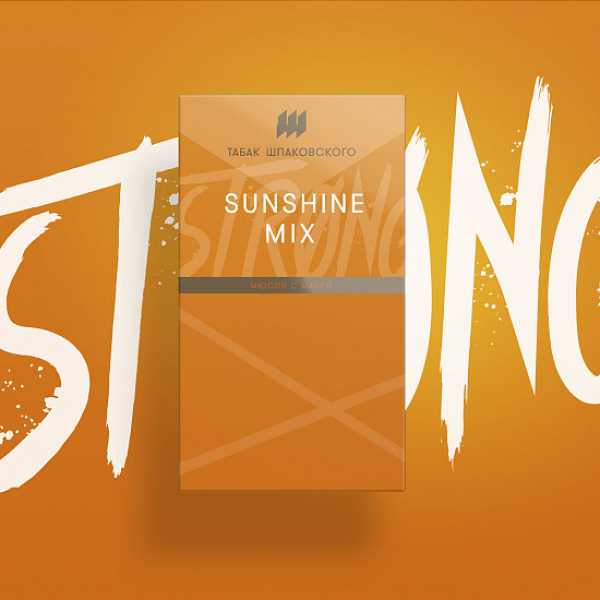 Табак Шпаковского Strong Sunshine MIx (Мюсли Манго) 40 гр в Якутске