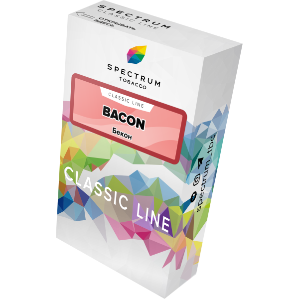 Табак Spectrum Classic bacon 40 грамм в Якутске