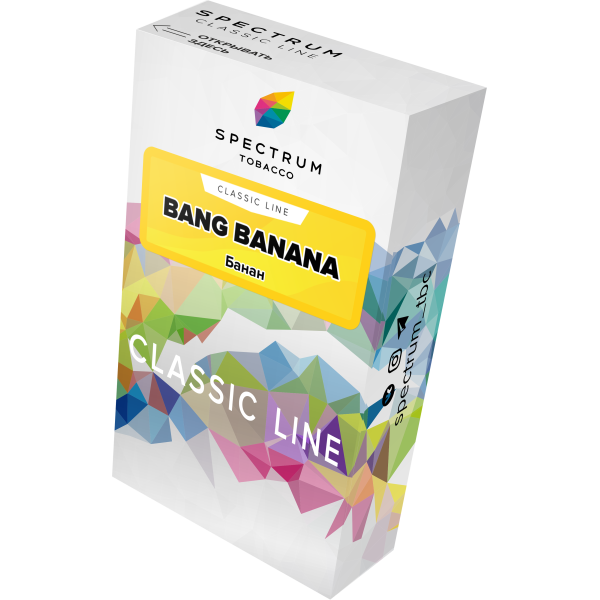 Табак Spectrum Classic bang banana 40 грамм в Якутске