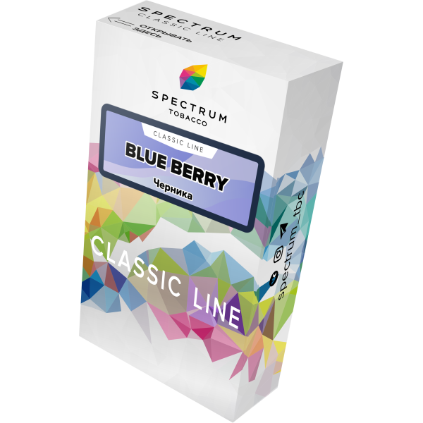 Табак Spectrum Classic blue berry 40 грамм в Якутске
