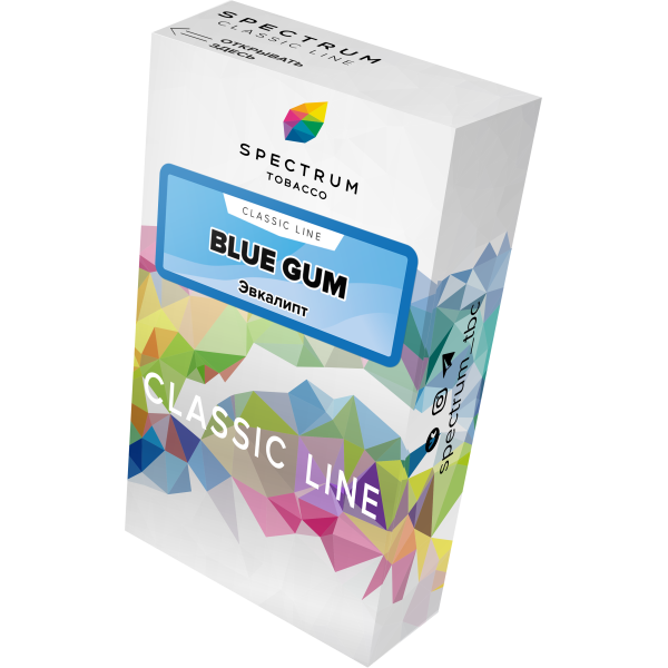 Табак Spectrum Classic blue gum 40 грамм в Якутске