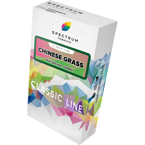 Табак Spectrum Classic chinese grass 40 грамм в Якутске