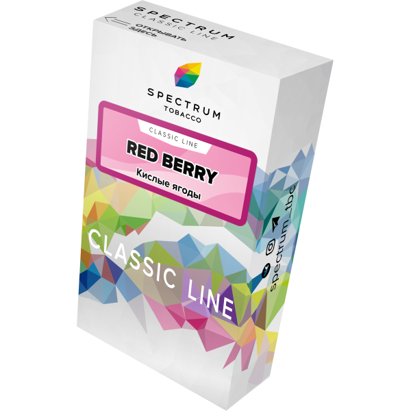 Табак Spectrum Classic red berry 40 грамм в Якутске