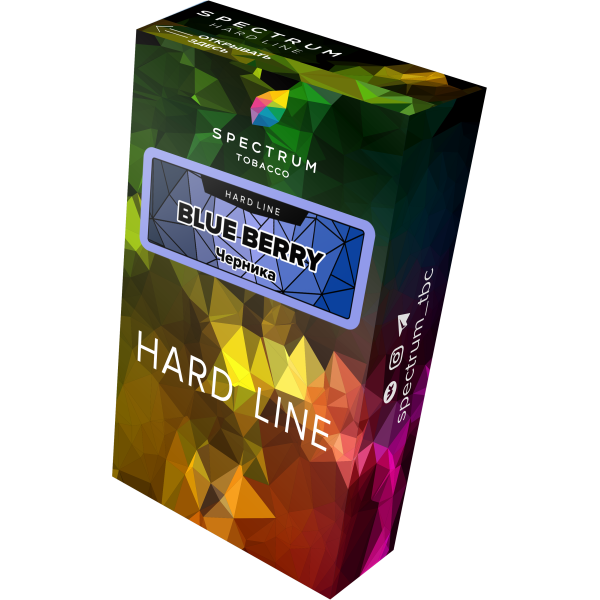Табак Spectrum Hard blue berry 40 грамм в Якутске