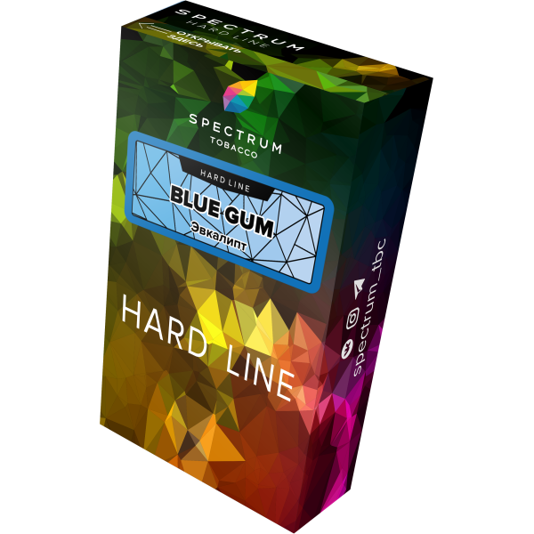 Табак Spectrum Hard blue gum 40 грамм в Якутске