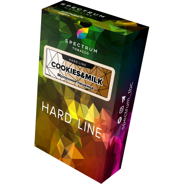 Табак Spectrum Hard cookies milk 40 грамм в Якутске