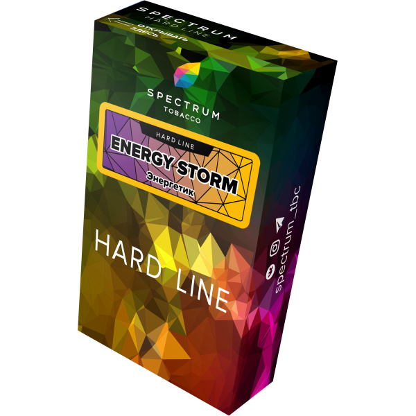 Табак Spectrum Hard energy storm 40 грамм в Якутске