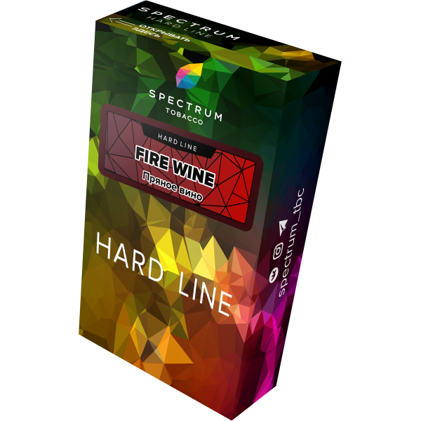 Табак Spectrum Hard fire wine 40 грамм в Якутске