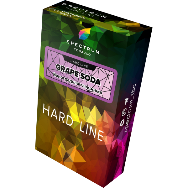 Табак Spectrum Hard grape soda 40 грамм в Якутске
