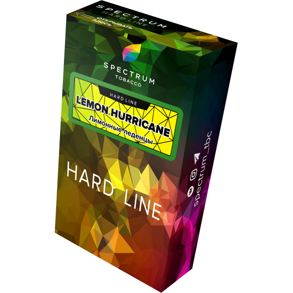 Табак Spectrum Hard lemon hurricane 40 грамм в Якутске