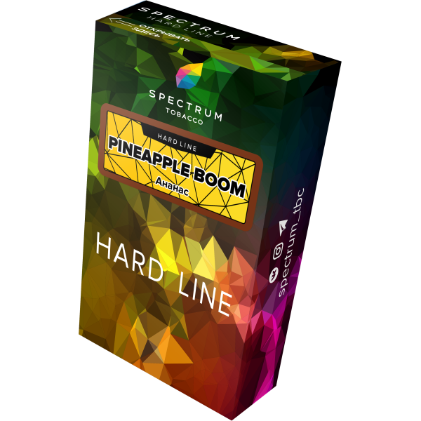 Табак Spectrum Hard pinapple boom 40 грамм в Якутске